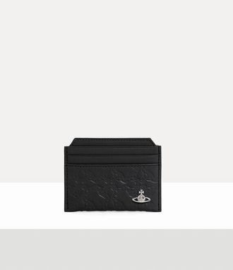 Vivienne Westwood Slim Card Holder Nappa Leather Black One Size Unisex