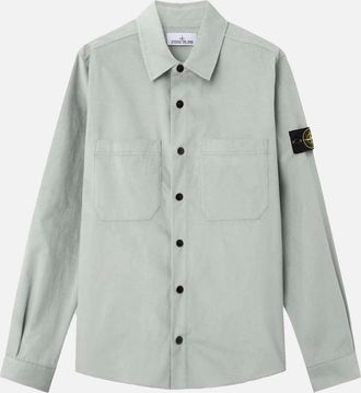 Stone Island Mens S01144 COMPASS SHIRT - Green - Size: 40/Regular