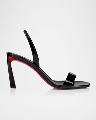 Christian Louboutin 85mm Condora Leather Slingback Sandals