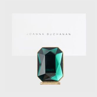 Joanna Buchanan Single gem placecard holder, topaz, set of two in Emerald at Nordstrom