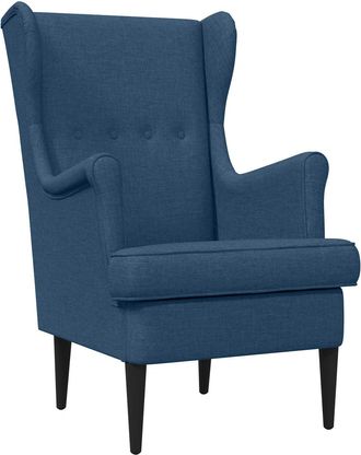 vidaXL Sill&oacute;n Azul Tela Vidaxl