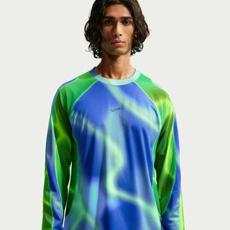 Nike Mens Project F.R.O.G. Dri-FIT Long-Sleeve Gleam Top in Blue | IQ4946-417