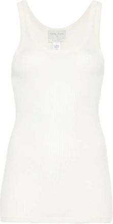 Forte_Forte ribbed top - women - Fabric - III - White