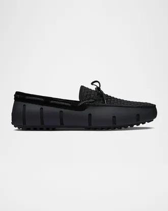 Swims Men & apos;s Woven Textile and Suede Drivers
