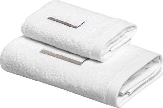 Biancoperla MONOGRAM Face Towel + Guest Set, L