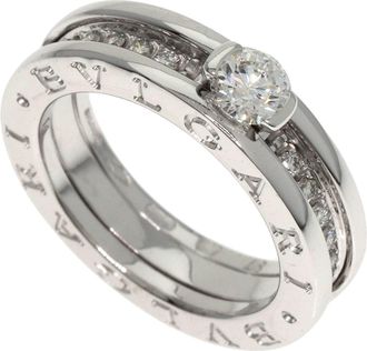 Bulgari White Gold (18K) Band Ring (Pre-Owned)