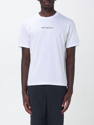 Save The Duck T-shirt girocollo in puro cotone con stampa slogan grafica