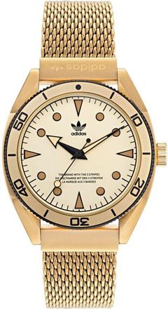 adidas Archivem1 Gouden Milanese Mesh Horloge