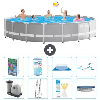 Intex Piscina Prism Frame Redonda - 610x132 Cm - 9-piezas S542
