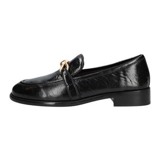 Stefano Lauran Loafer - Dames - Schoenen - Zwart - Maat: 39 1/2 EU Leer