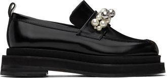 SIMONE ROCHA ゴールド メタリック レースアップシューズ WEB限定デザイン】メダリオンレースアップシューズ/631153