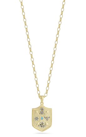 Glaze Jewelry Sterling Silver Love Shield Necklace