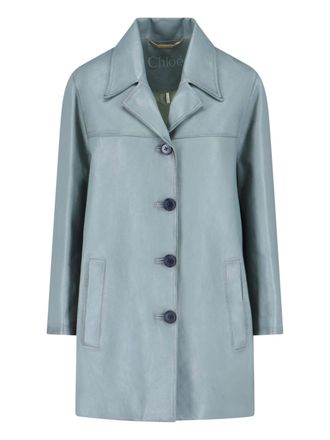 Chlo&eacute; Giacca Monopetto In Pelle Di Agnello