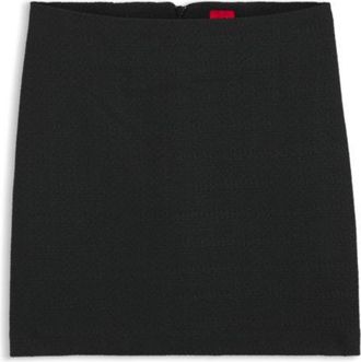 HUGO BOSS Mini skirt in boucl&eacute; fabric