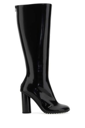 Bottega Veneta Black Leather Atomic Boots