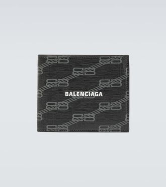 Balenciaga BB leather wallet