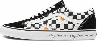 Vans Unisex Old Skool Low-Top Sneakers Black/White VN0A5KRFB0B