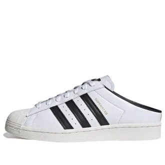 adidas Superstar Mule White Black Gold FX5851