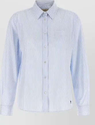 Max Mara striped cotton long-sleeve shirt