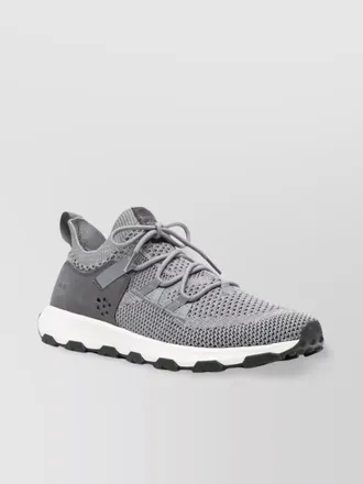 Timberland low lace up sneaker with perforated design