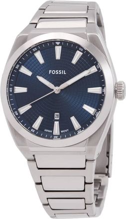 Fossil Everett Quartz Blue Dial Mens Watch FS5822