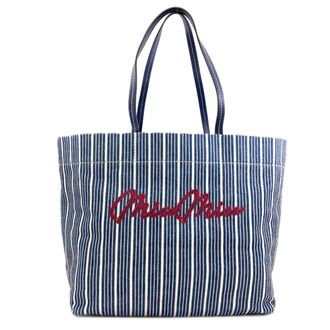 Miu Miu Blue Denim Tote Bag (Pre-Owned)