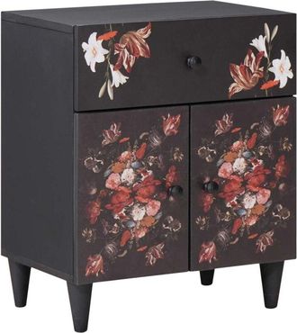 vidaXL Bedside Table Multicolour 50 x 33 x 60 cm Solid Mango Wood vidaXL