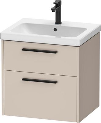 Duravit Duravit - D-code Mueble Bajo Lavabo, 1 Caj&oacute;n, 584x460mm, Recorte