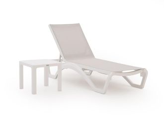 Forza Furniture Forza Russi ligbed set 3-delig stapelbaar verstelbaar
