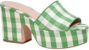 Kate Spade New York ibiza platform sandal in Summit Green/Cream at Nordstrom Rack, Size 6.5