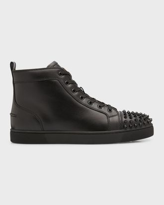 Christian Louboutin Men & apos;s Lou Spikes High-Top Sneakers