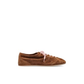 AGL Sneakers, female, Brown, Size: 7 1/2 US Suede Sneakers Hoola Hoop