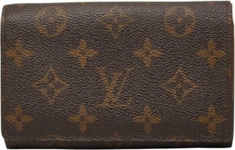 Louis Vuitton Brown Pvc Leather Wallet (Bi-Fold) (Pre-Owned)