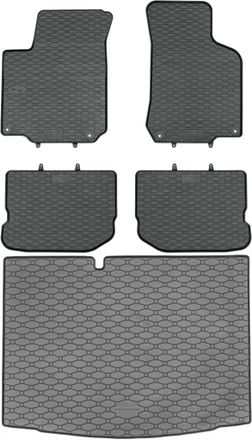 OEM Skoda Octavia I Kombi De 1997 A 2010. Juego De Alfombrillas De Goma Para Coche Y Maletero