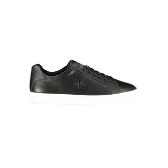 Calvin Klein Zwarte Polyurethaan Herensneaker