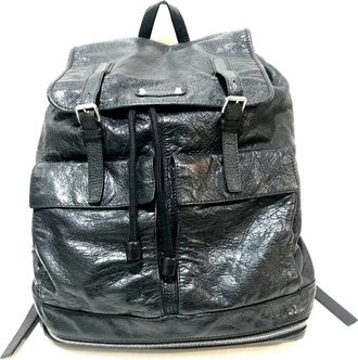 Balenciaga Black Leather Backpack (Pre-Owned)