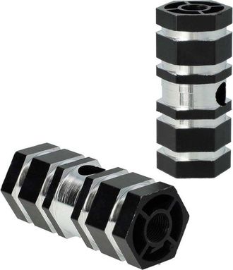 OEM Reposapi&eacute;s Para Bicicleta, Bmx, Bicicleta De Monta&ntilde;a, 6,5 X 2,5 Cm, Negros