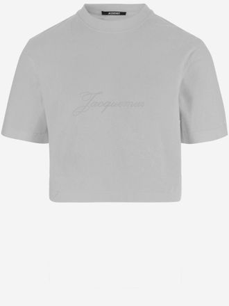 Jacquemus katoenen T-shirt met logo