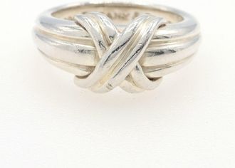 Tiffany & Co. Silver Sterling Silver 925 Band Ring (Pre-Owned)