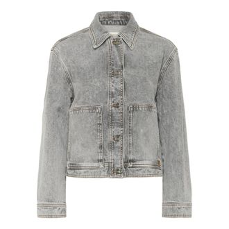 Inwear Light Grey Denim Jacket - female - InWear - Denim Jackets - Gray - L - Jackets