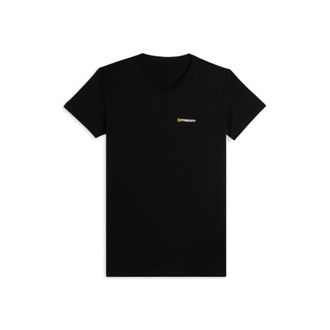 Freddy T-shirt Uomo Regular Fit in Jersey Melang&eacute; con Logo Bicolore