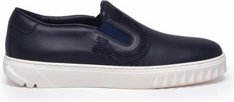 Ferragamo Lexus Slip On Sneaker - Blue