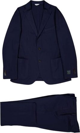Boglioli Kostuums, Heren, Blauw, 3Xl, Wol, Virgin Wool 2-Button Suit