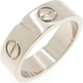 Cartier Love White Gold (18K) Band Ring (Pre-Owned)