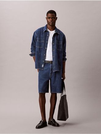 Calvin Klein Jeans Calvin Klein Mens 90s Denim Shorts - Blue - 29