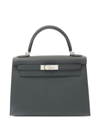 Hermès 2024 Kelly 28 two-way handbag - Grey