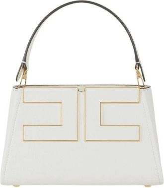 Elisabetta Franchi Handbags - Dames - Handtassen - Wit - ONE Size - Leer - Tassen