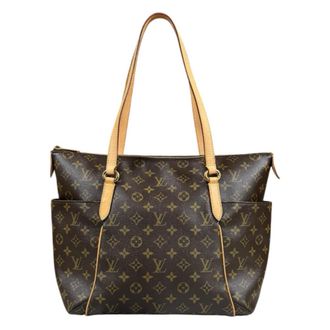 Louis Vuitton Brown Monogram Canvas Tote Bag (Pre-Owned)
