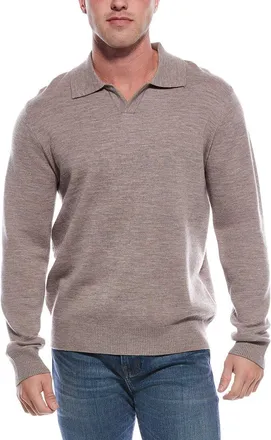 Magaschoni Wool-Blend Johnny Collar Sweater