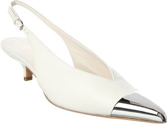 Sportmax Sportmax Liuti Leather Slingback Pump